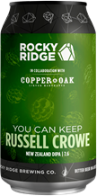Rocky Ridge Brewing You Can Keep Russell Crowe NZ DIPA 7.56% 375ml
